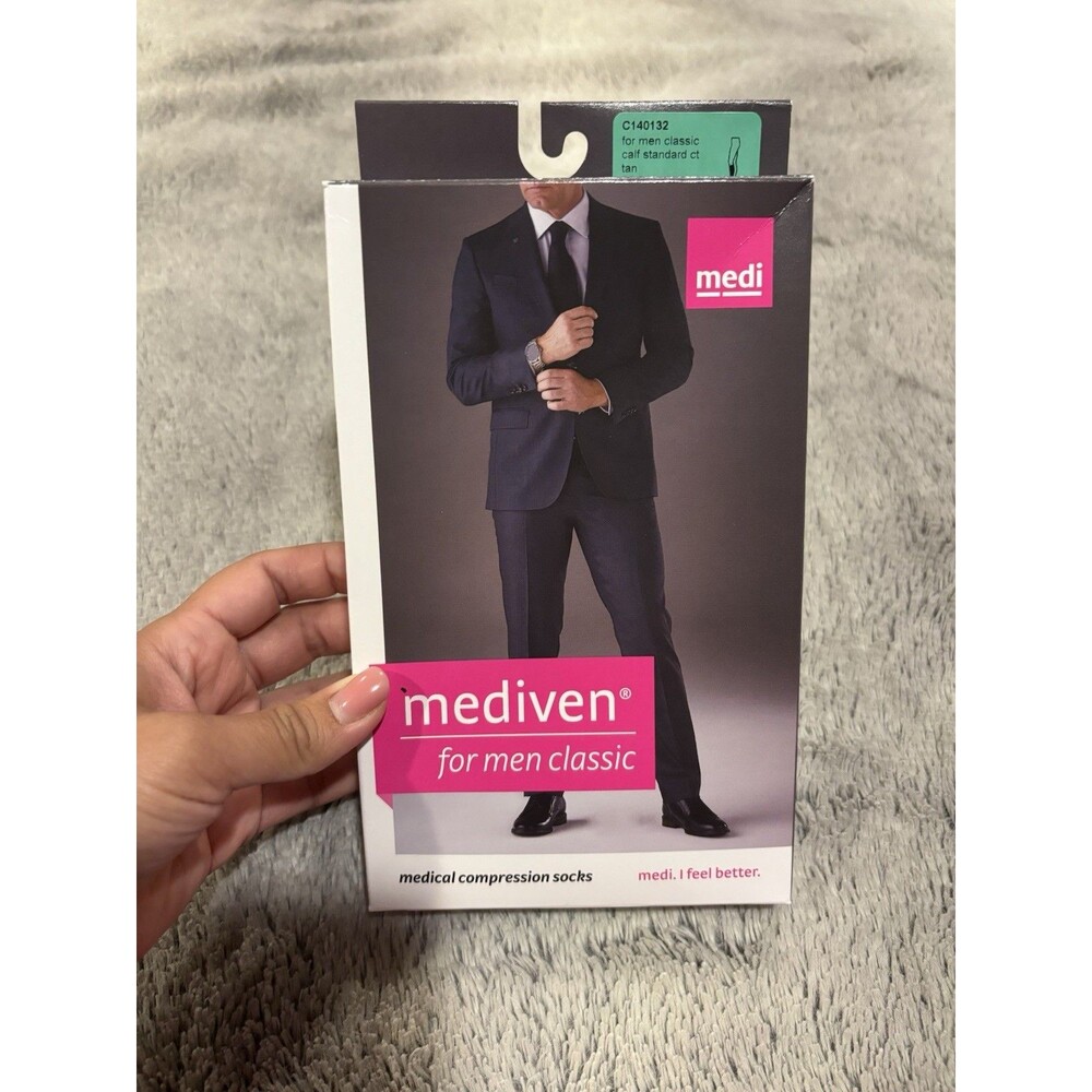 Mediven  For Men Classic Compression Socks Tan Size II